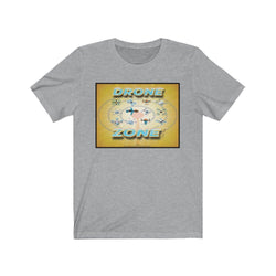 DRONE ZONE Unisex Jersey Short Sleeve Tee - PDR LFE Athletic Heather / M PDR LFE