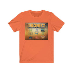 DRONIEZ PDR LFE Unisex Jersey Short Sleeve Tee - PDR LFE Orange / S PDR LFE