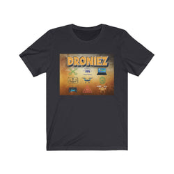 DRONIEZ PDR LFE Unisex Jersey Short Sleeve Tee - PDR LFE Dark Grey / S PDR LFE