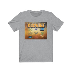 DRONIEZ PDR LFE Unisex Jersey Short Sleeve Tee - PDR LFE Athletic Heather / S PDR LFE