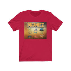 DRONIEZ PDR LFE Unisex Jersey Short Sleeve Tee - PDR LFE Red / S PDR LFE