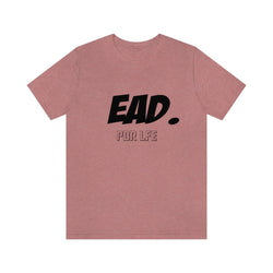 EAD Hip Hop Unisex Jersey Short Sleeve Tee - PDR LFE Heather Mauve / S PDR LFE