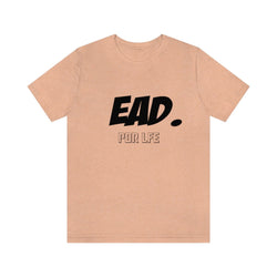 EAD Hip Hop Unisex Jersey Short Sleeve Tee - PDR LFE Heather Peach / S PDR LFE