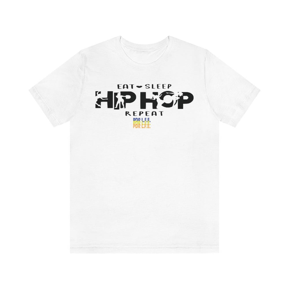 EAT SLEEP HIP HOP MENS HIP HOP TSHIRT - PDR LFE White / S PDR LFE