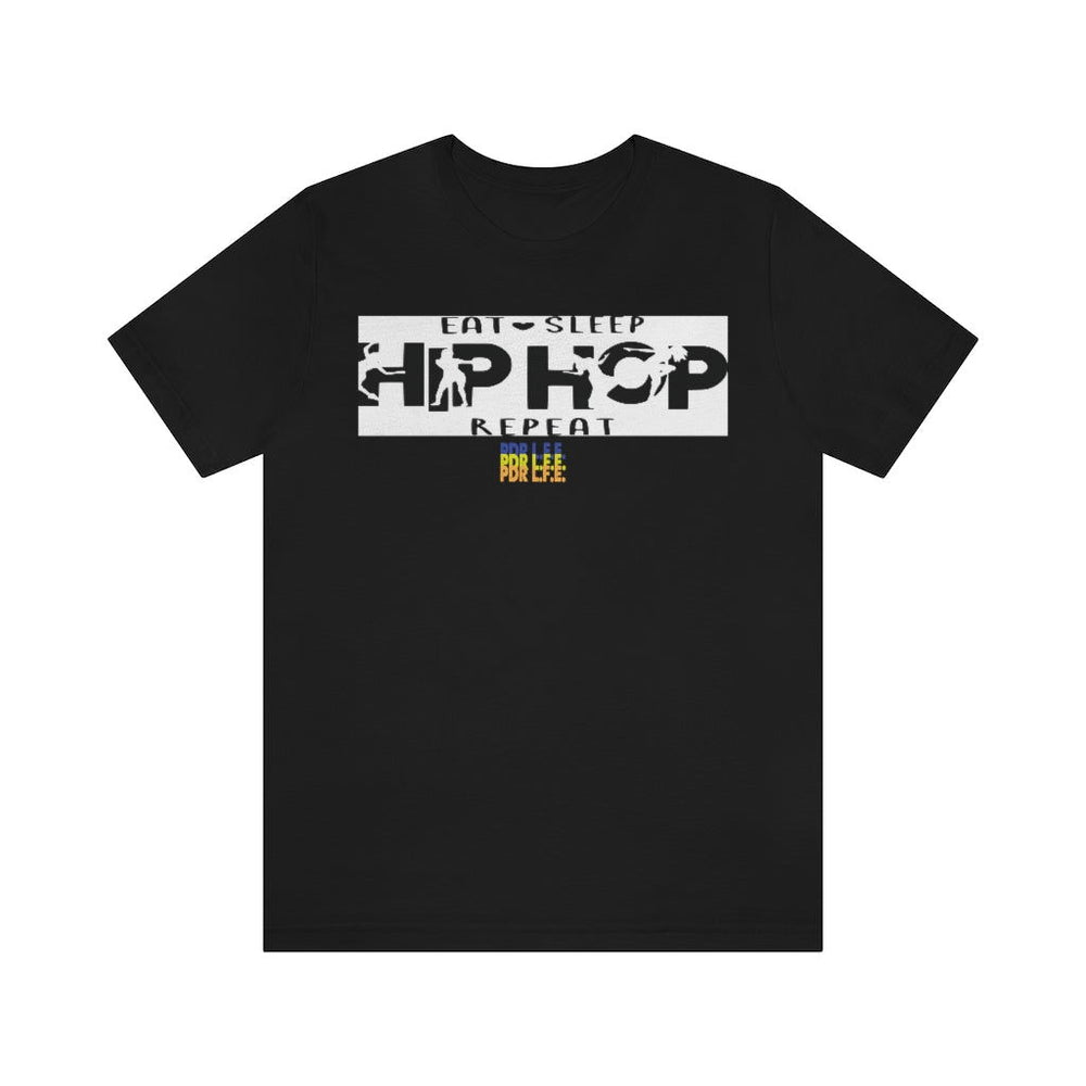 EAT SLEEP HIP HOP MENS HIP HOP TSHIRT - PDR LFE Black / S PDR LFE