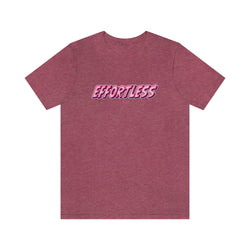 EFFORTLESS GLOW HIP HOP Short Sleeve Tee - PDR LFE Heather Raspberry / XS PDR LFE