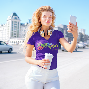 EFFORTLESS TROPICAL Unisex Jersey Short Sleeve Tee - PDR LFE Team Purple / S PDR LFE