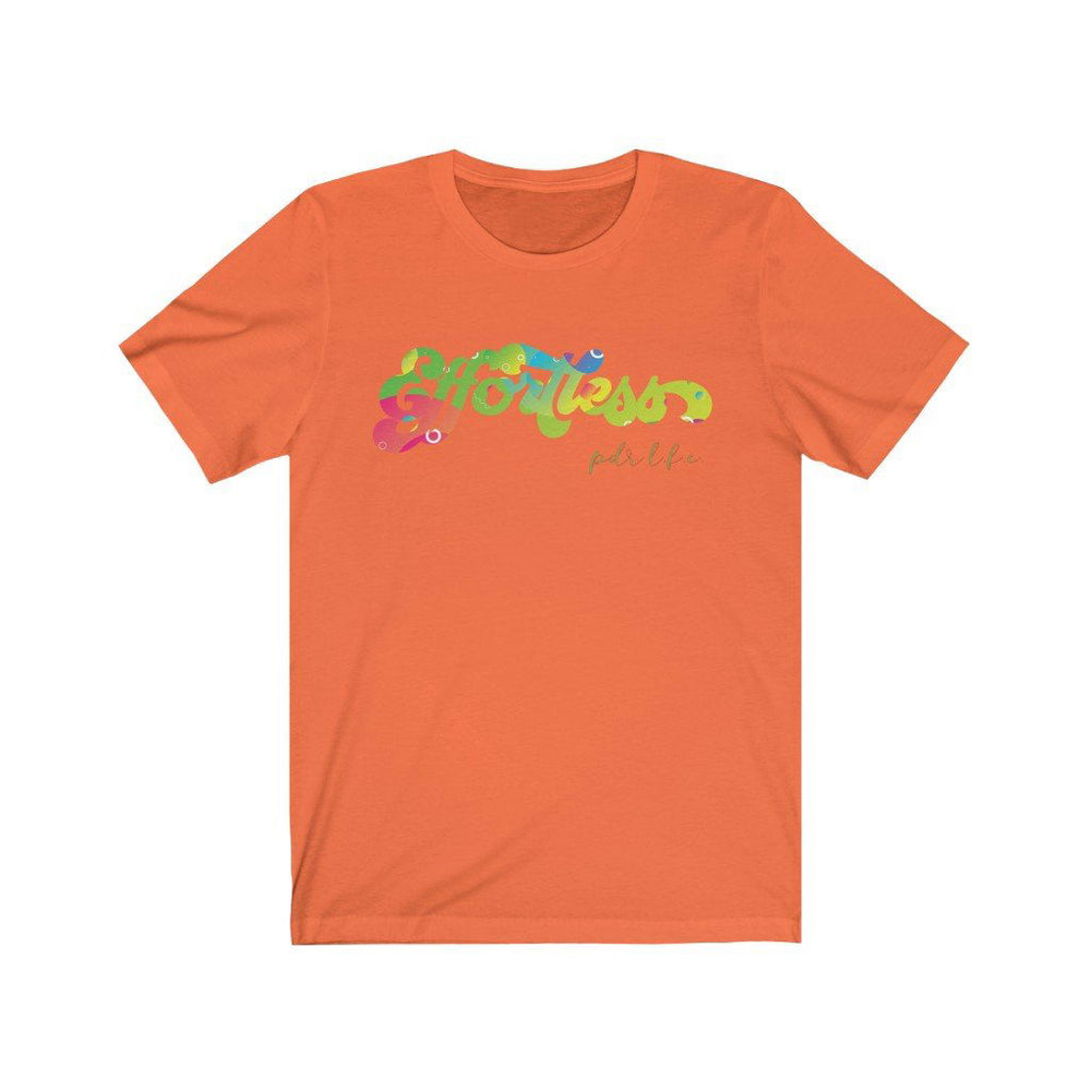 EFFORTLESS TROPICAL Unisex Jersey Short Sleeve Tee - PDR LFE Orange / S PDR LFE