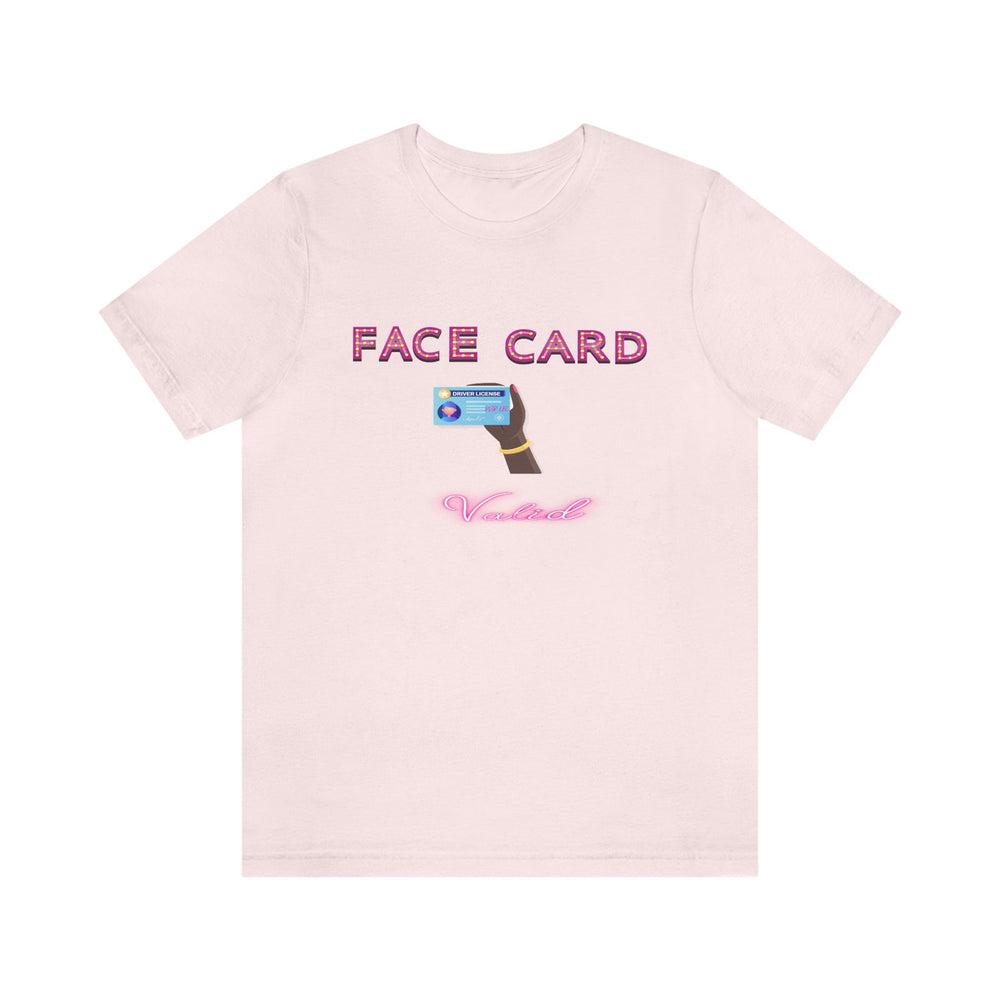 FACE CARD VALID 2 FEMALE HIP HOP TSHIRT - PDR LFE Soft Pink / XS PDR LFE