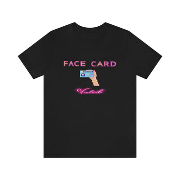 FACE CARD VALID FEMALE HIP HOP TSHIRT - PDR LFE Black / XS PDR LFE