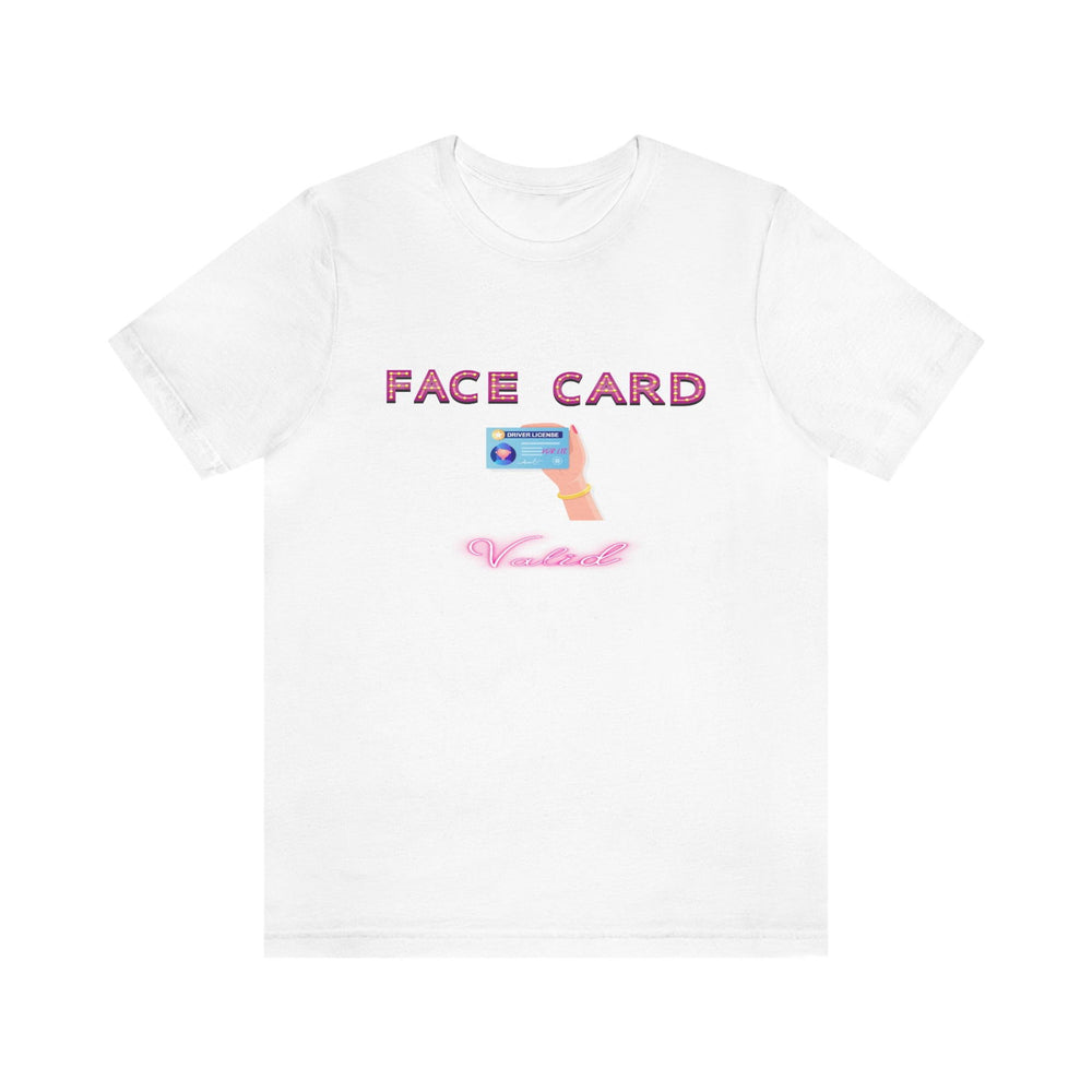 FACE CARD VALID FEMALE HIP HOP TSHIRT - PDR L.F.E. 