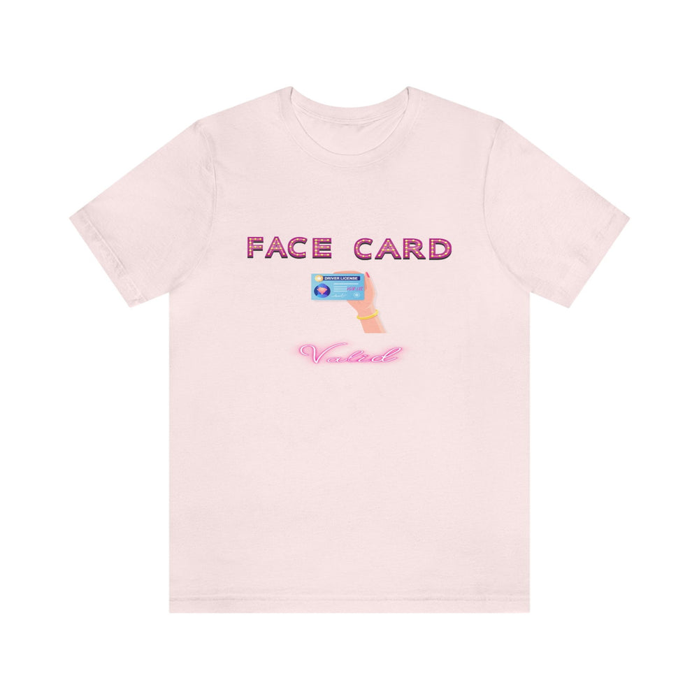 FACE CARD VALID FEMALE HIP HOP TSHIRT - PDR L.F.E. 