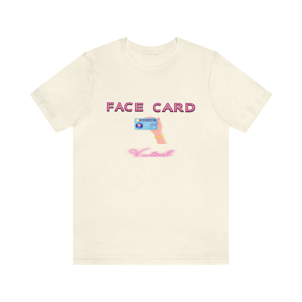 FACE CARD VALID FEMALE HIP HOP TSHIRT - PDR L.F.E. 