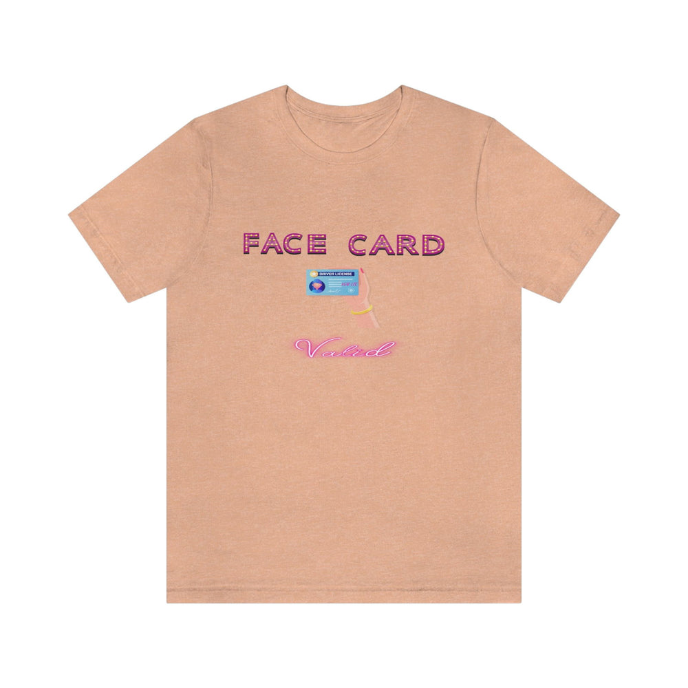 FACE CARD VALID FEMALE HIP HOP TSHIRT - PDR L.F.E. 