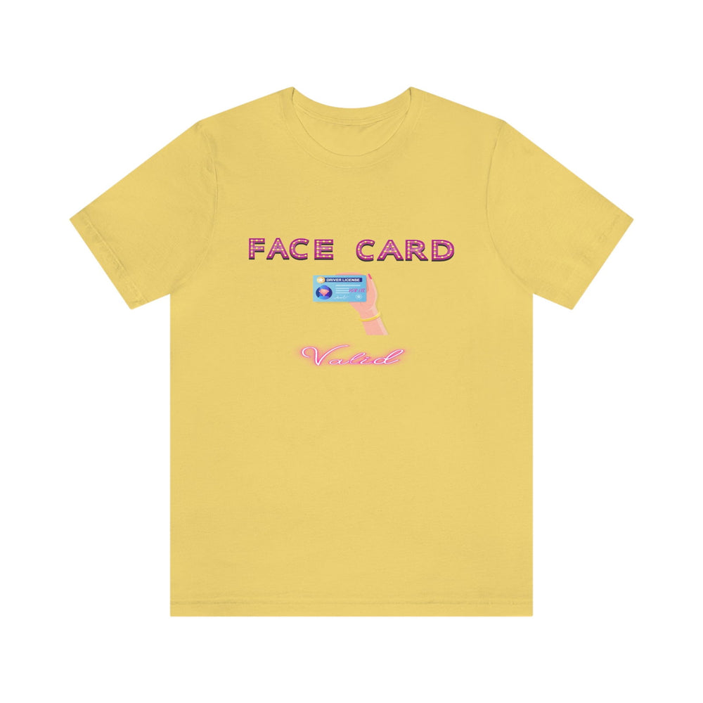 FACE CARD VALID FEMALE HIP HOP TSHIRT - PDR L.F.E. 