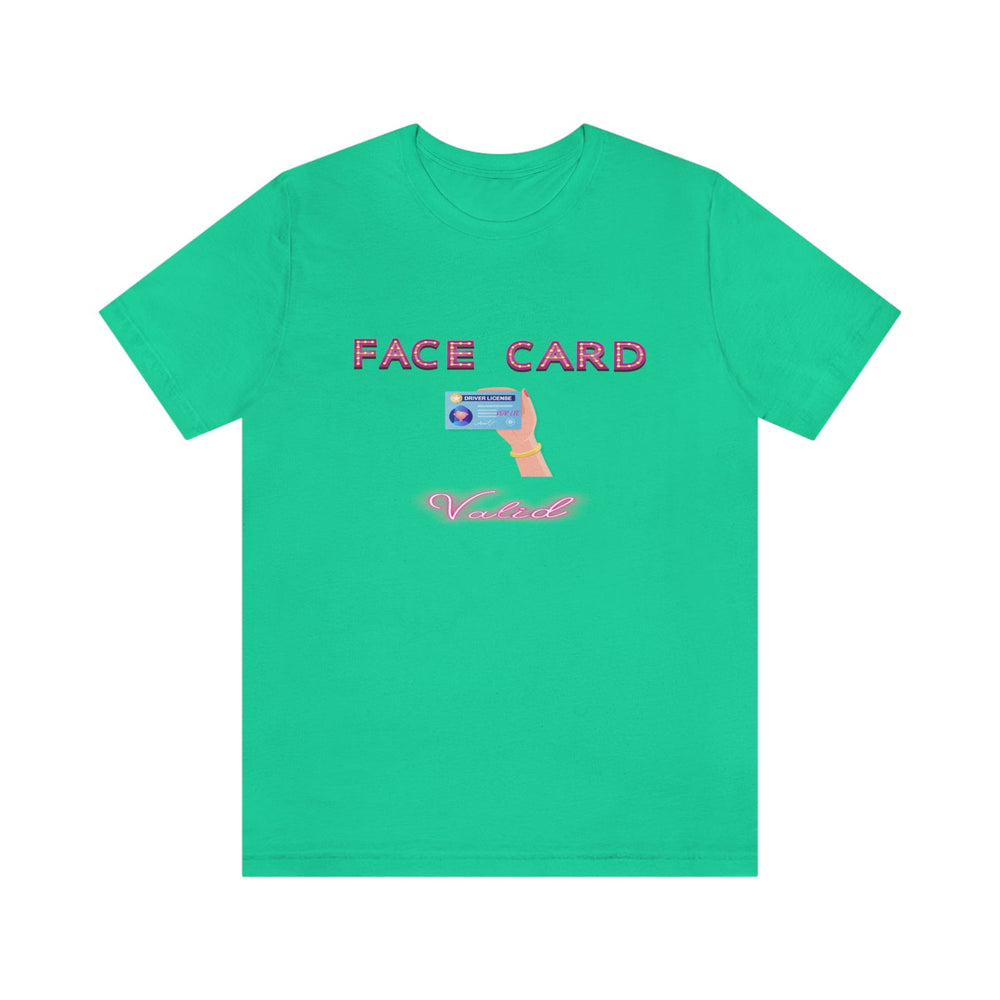 FACE CARD VALID FEMALE HIP HOP TSHIRT - PDR L.F.E. 