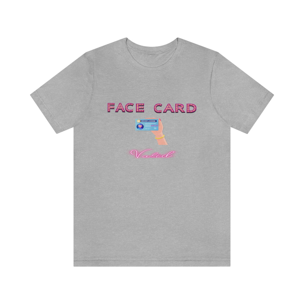 FACE CARD VALID FEMALE HIP HOP TSHIRT - PDR L.F.E. 