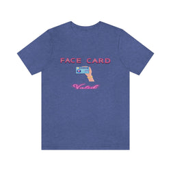 FACE CARD VALID FEMALE HIP HOP TSHIRT - PDR LFE Heather True Royal / XS PDR LFE