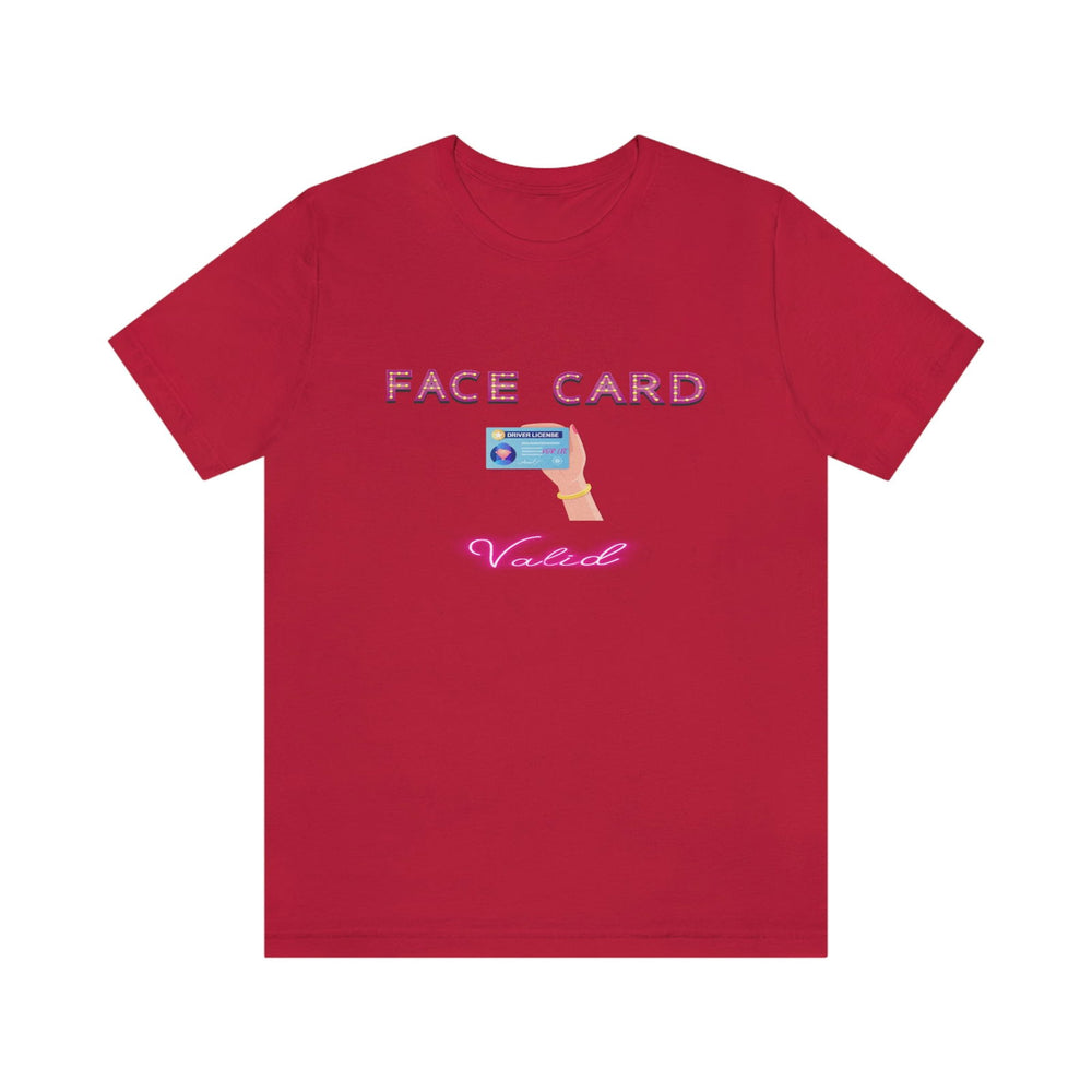 FACE CARD VALID FEMALE HIP HOP TSHIRT - PDR L.F.E. 