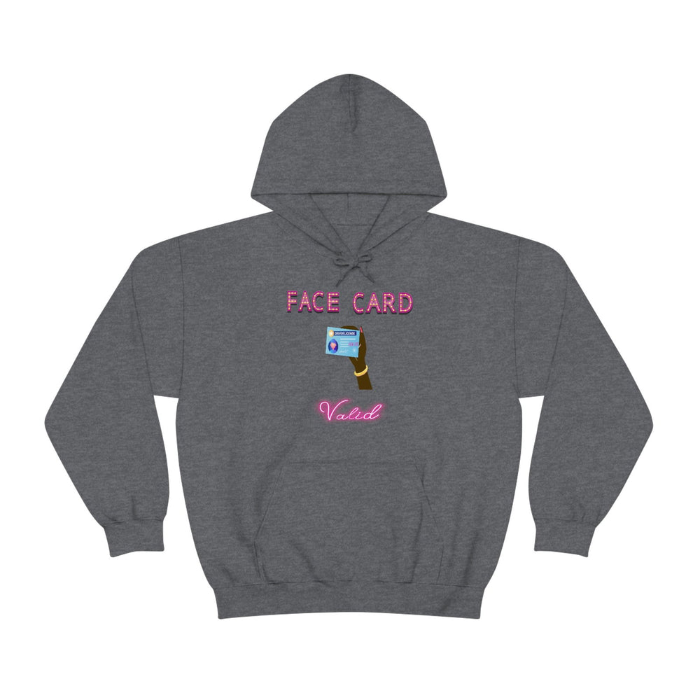 FACE CARD VALID  Heavy Blend™ Hooded Sweatshirt - PDR L.F.E. 