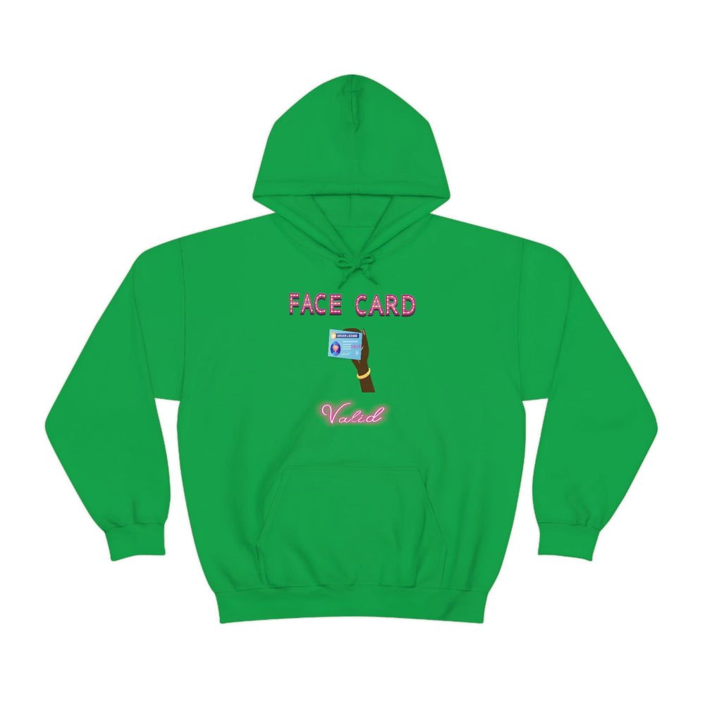 FACE CARD VALID  Heavy Blend™ Hooded Sweatshirt - PDR L.F.E. 