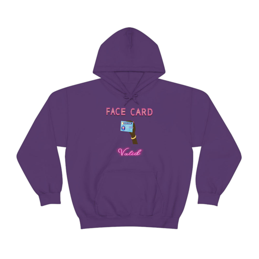 FACE CARD VALID  Heavy Blend™ Hooded Sweatshirt - PDR L.F.E. 