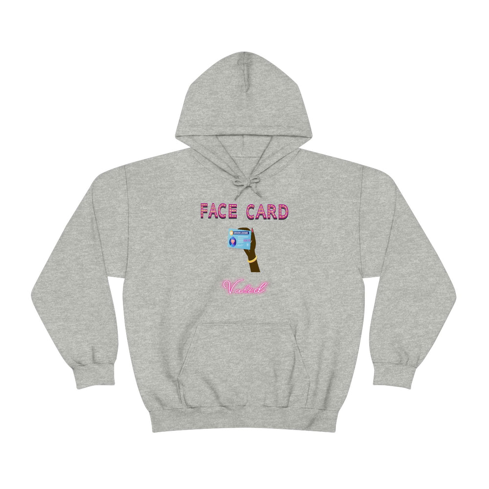 FACE CARD VALID  Heavy Blend™ Hooded Sweatshirt - PDR L.F.E. 