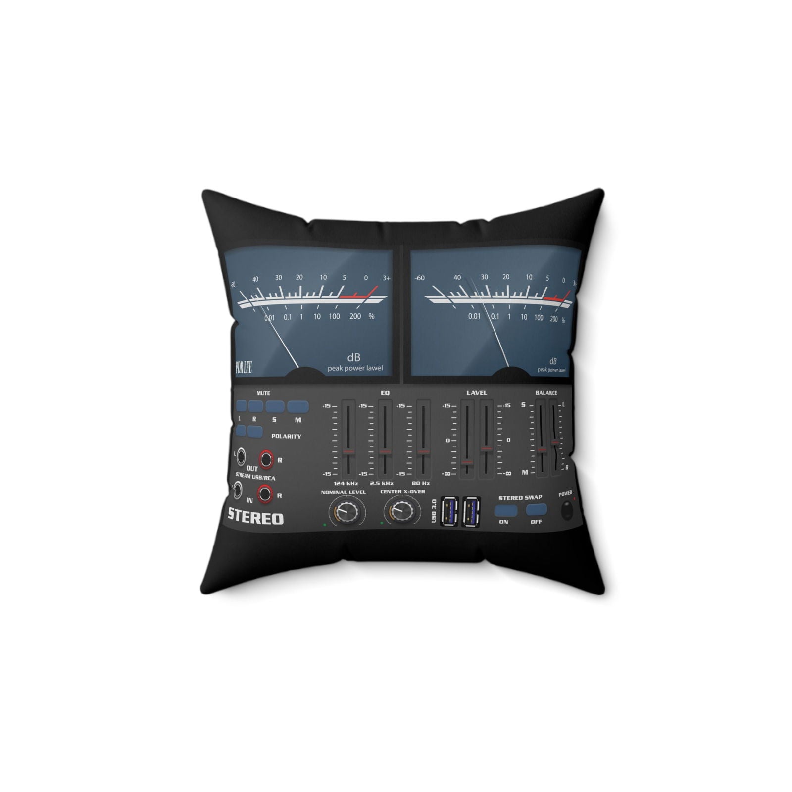 FADERS AND MIXER STUDIO PILLOW - PDR LFE 14