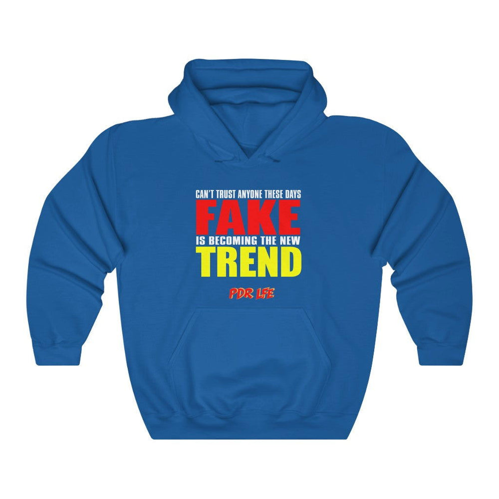 FAKE TREND MENS HIP HOP Heavy Blend™ Hooded Sweatshirt - PDR LFE Royal / S PDR LFE