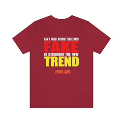 FAKE TREND MENS HIP HOP TSHIRT - PDR LFE Canvas Red / XS PDR LFE
