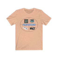 FEMALE PRODUCINEER Unisex Jersey Short Sleeve Tee - PDR LFE Heather Peach / S PDR LFE