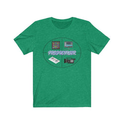 FEMALE PRODUCINEER Unisex Jersey Short Sleeve Tee - PDR LFE Heather Kelly / S PDR LFE