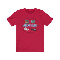 FEMALE PRODUCINEER Unisex Jersey Short Sleeve Tee - PDR LFE Red / S PDR LFE