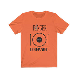 FINGER DRUMMER Hip Hop Unisex Jersey Short Sleeve Tee - PDR LFE Orange / S PDR LFE