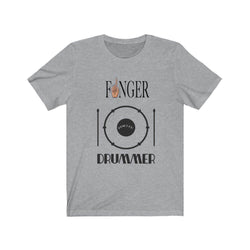 FINGER DRUMMER Hip Hop Unisex Jersey Short Sleeve Tee - PDR LFE Athletic Heather / S PDR LFE