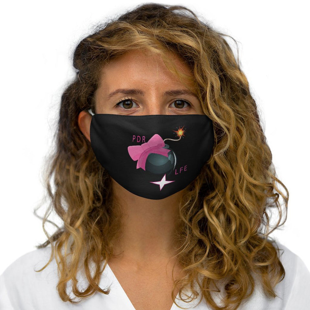 FLOWER BOMB FEMALE Hip Hop Snug-Fit Polyester Face Mask - PDR L.F.E. 