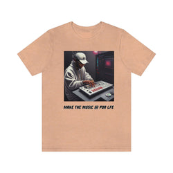 FUTURE PRODUCER HIP HOP Short Sleeve Tee - PDR LFE Heather Peach / S PDR LFE