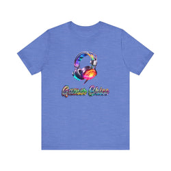 GAMER CHICC HIP HOP Short Sleeve Tee - PDR LFE Heather Columbia Blue / XS PDR LFE