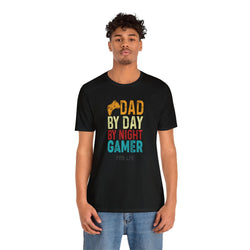 GAMER DAD HIP HOP Short Sleeve Tee - PDR LFE Black / XS PDR LFE
