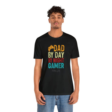 GAMER DAD HIP HOP Short Sleeve Tee - PDR LFE Black / XS PDR LFE