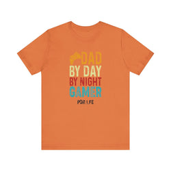 GAMER DAD HIP HOP Short Sleeve Tee - PDR LFE Burnt Orange / XS PDR LFE