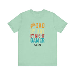 GAMER DAD HIP HOP Short Sleeve Tee - PDR LFE Heather Mint / XS PDR LFE