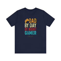 GAMER DAD HIP HOP Short Sleeve Tee - PDR LFE Navy / XS PDR LFE