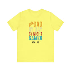 GAMER DAD HIP HOP Short Sleeve Tee - PDR LFE Yellow / XS PDR LFE
