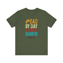 GAMER DAD HIP HOP Short Sleeve Tee - PDR LFE Military Green / XS PDR LFE
