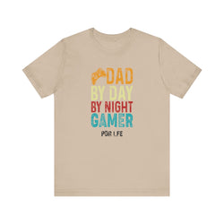 GAMER DAD HIP HOP Short Sleeve Tee - PDR LFE Tan / XS PDR LFE