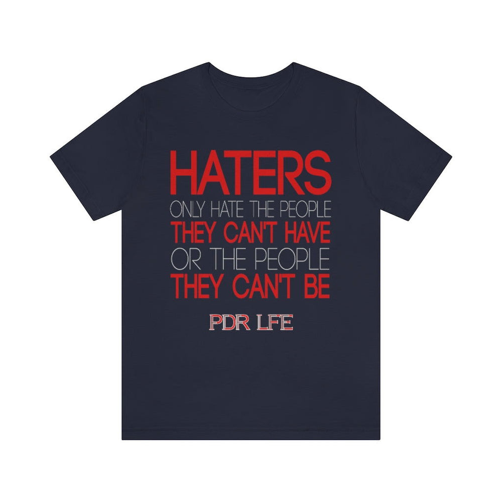HATERS MENS HIP HOP TSHIRT - PDR LFE Navy / S PDR LFE