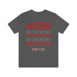 HATERS MENS HIP HOP TSHIRT - PDR LFE Asphalt / S PDR LFE