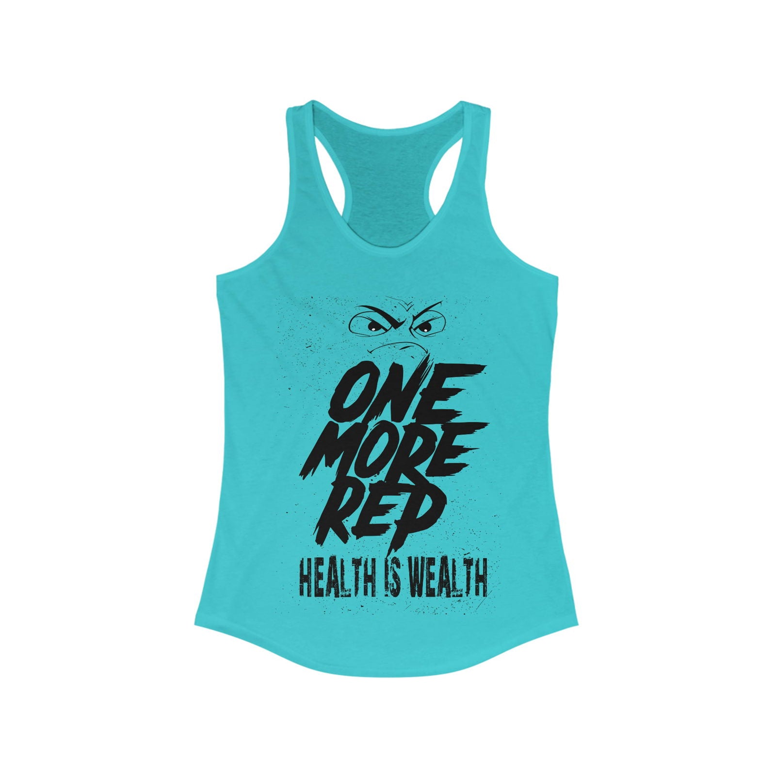 HEALTH IS WEALTH  Racerback Tank - PDR L.F.E. 