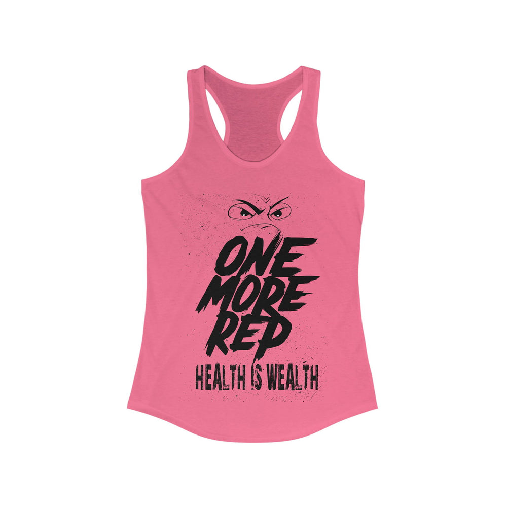 HEALTH IS WEALTH  Racerback Tank - PDR L.F.E. 